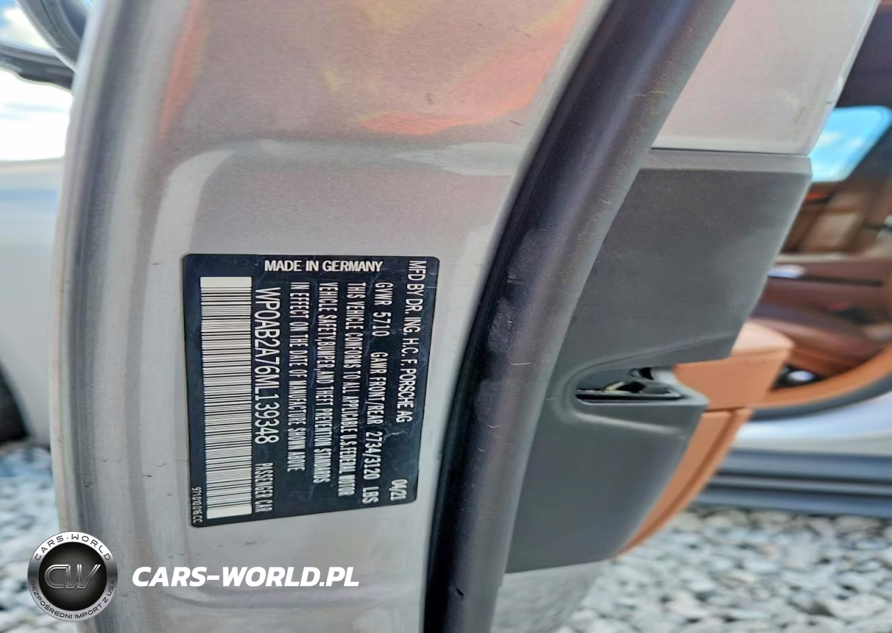 2021 Porsche Panamera 4S VIN:WP0AB2A76ML139348 - 12