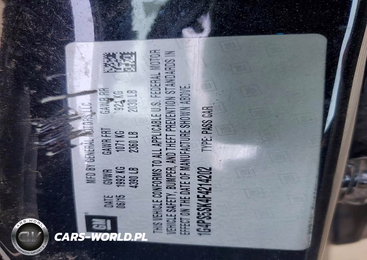 2015 Buick Verano VIN:1G4PS5SK4F4214202 - 12