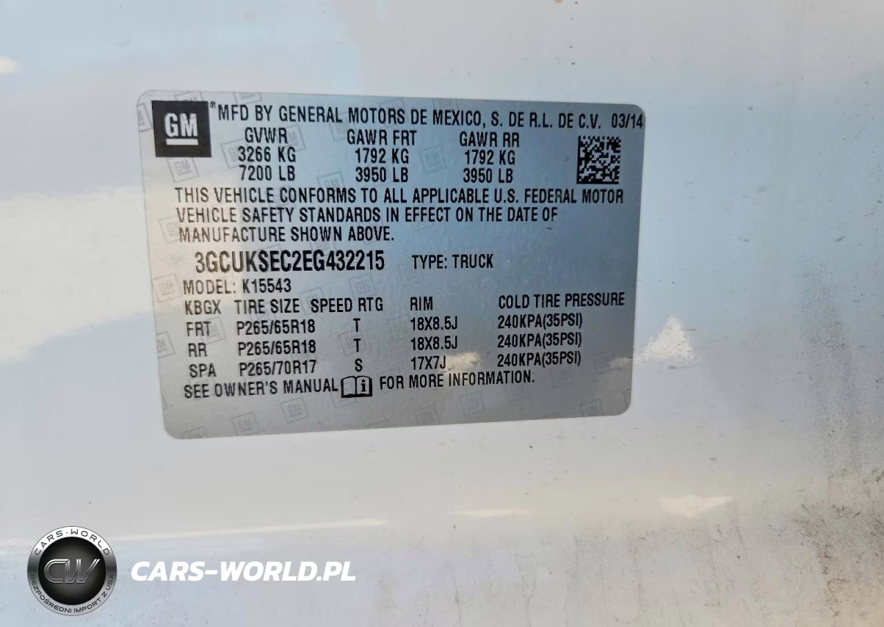 2014 Chevrolet Silverado K1500 Ltz VIN:3GCUKSEC2EG432215 - 12