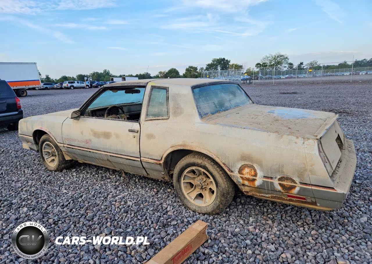 1986 Chevrolet Monte Carlo VIN:1G1GZ37G4GR159885 - 2