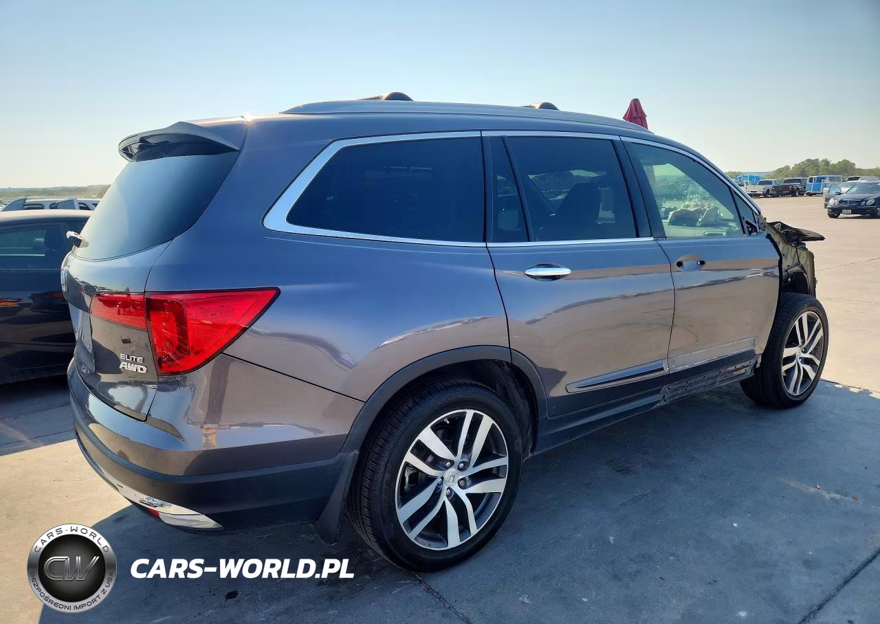 2017 Honda Pilot Elite VIN:5FNYF6H06HB055932 - 3