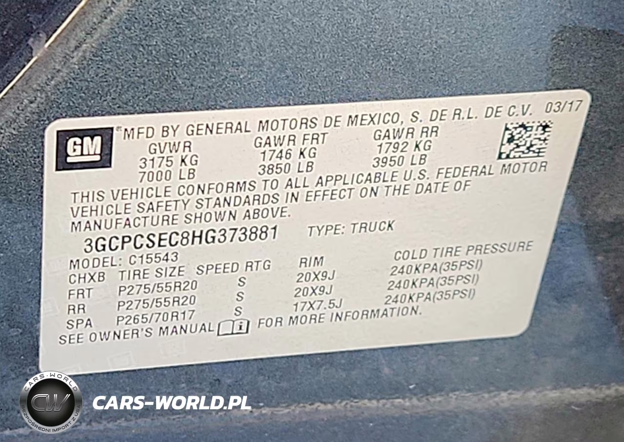 2017 Chevrolet Silverado C1500 Ltz VIN:3GCPCSEC8HG373881 - 12