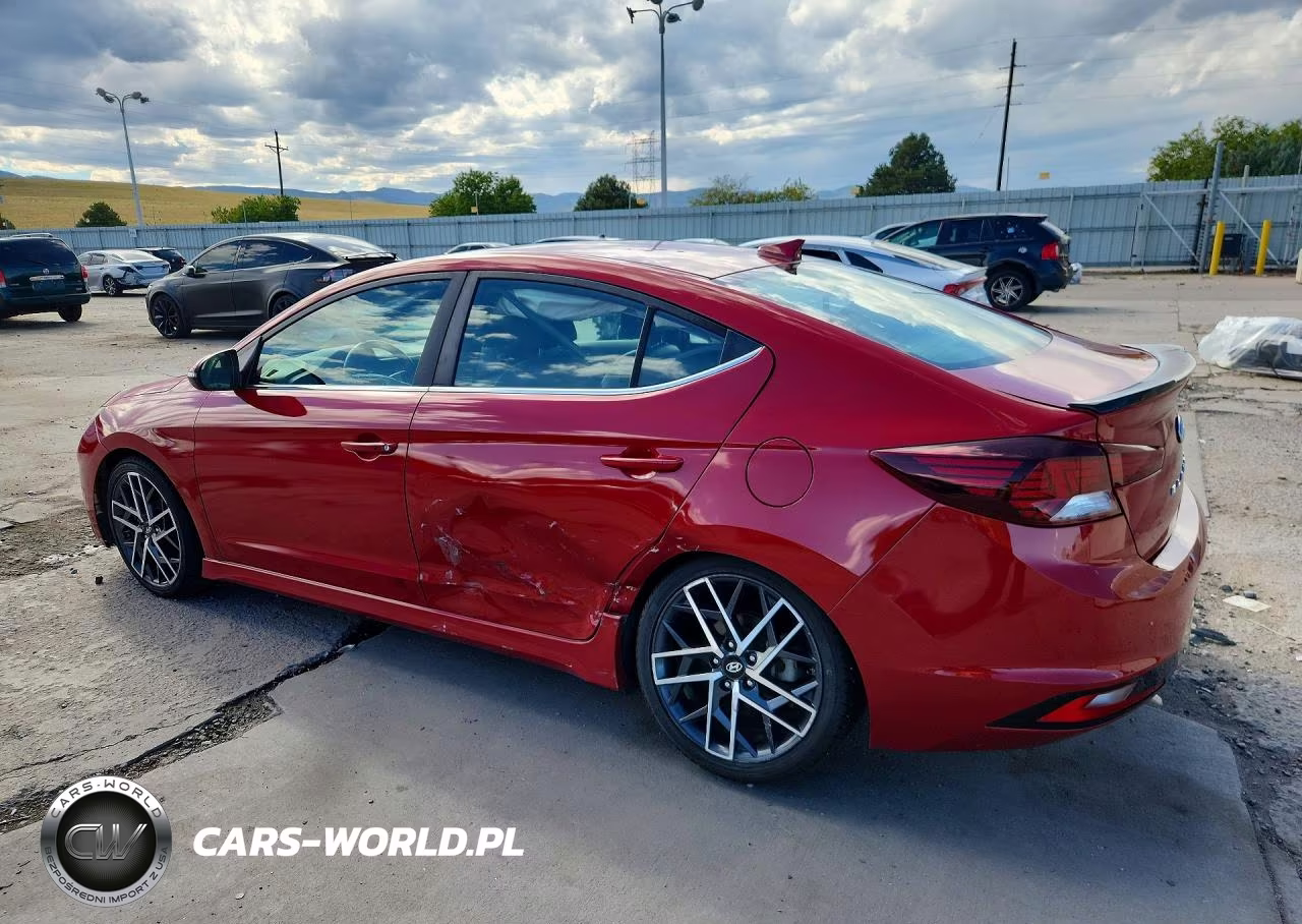 2019 Hyundai Elantra Sport VIN:KMHD04LB4KU856155 - 2