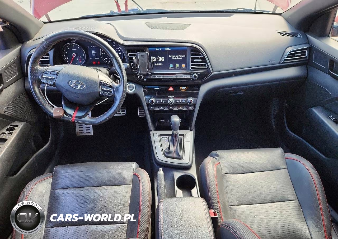 2019 Hyundai Elantra Sport VIN:KMHD04LB4KU856155 - 8