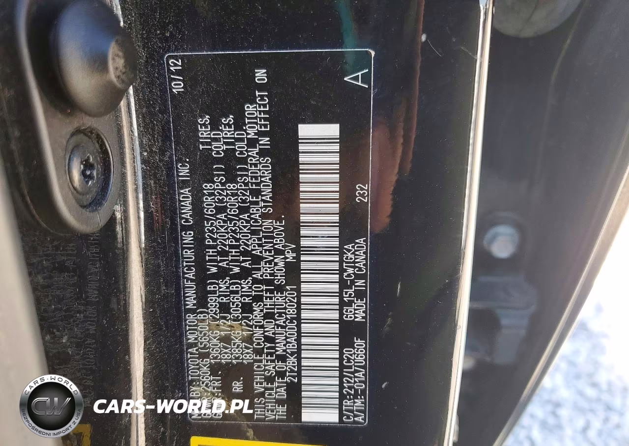 2013 Lexus Rx 350 Base VIN:2T2BK1BA0DC180201 - 13