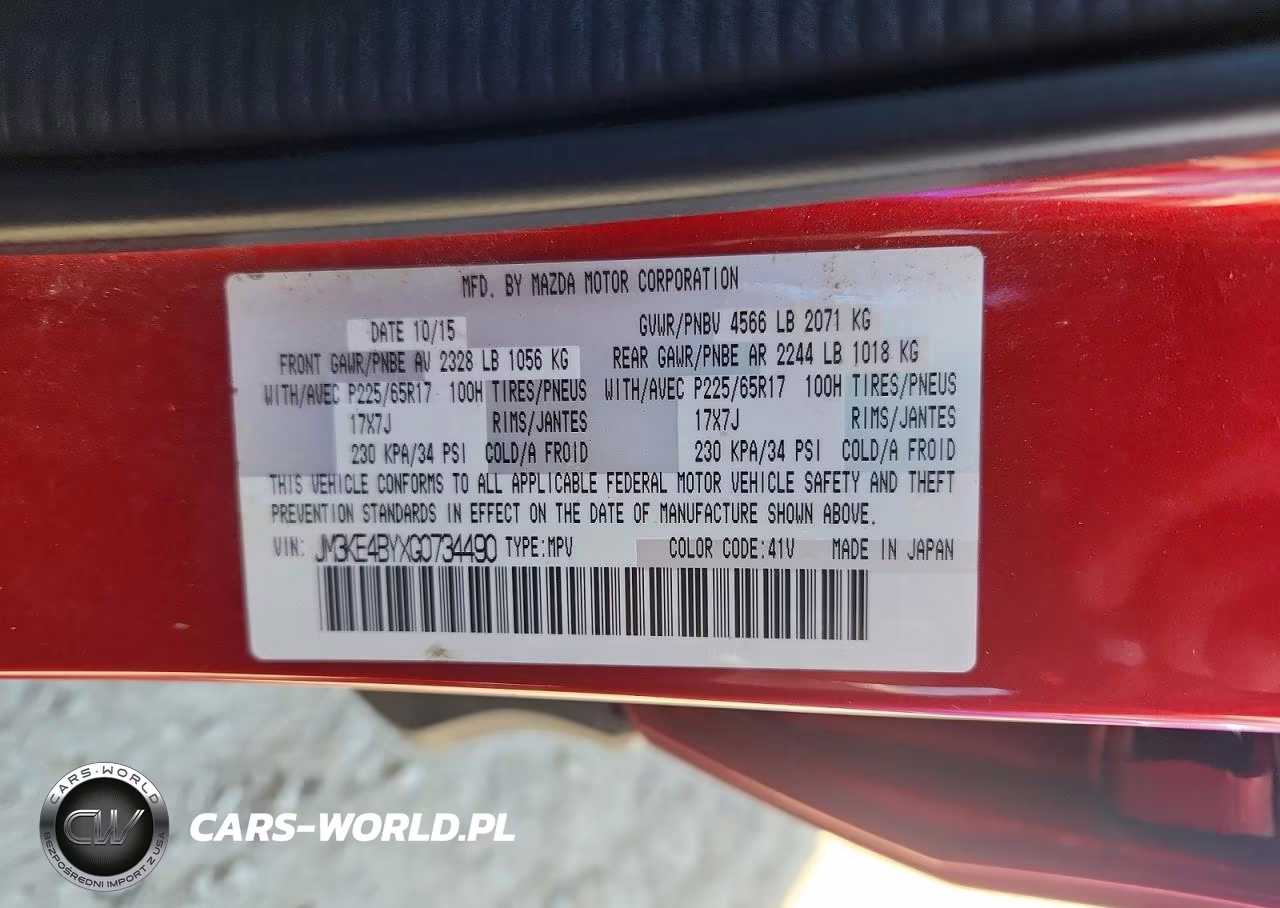 2016 Mazda Cx-5 Sport VIN:JM3KE4BYXG0734490 - 13