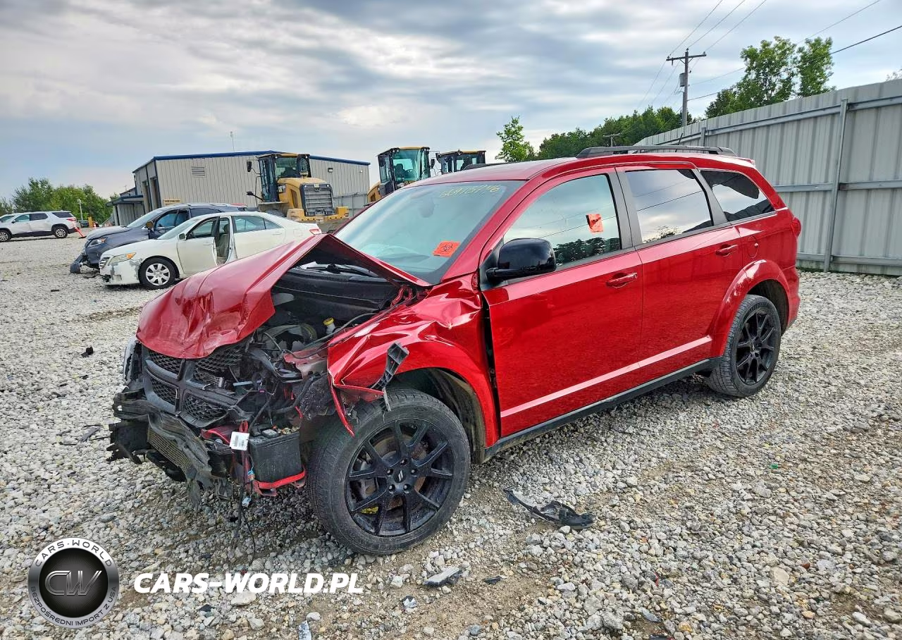 2018 Dodge Journey Gt VIN:3C4PDDEG4JT296631 - 1