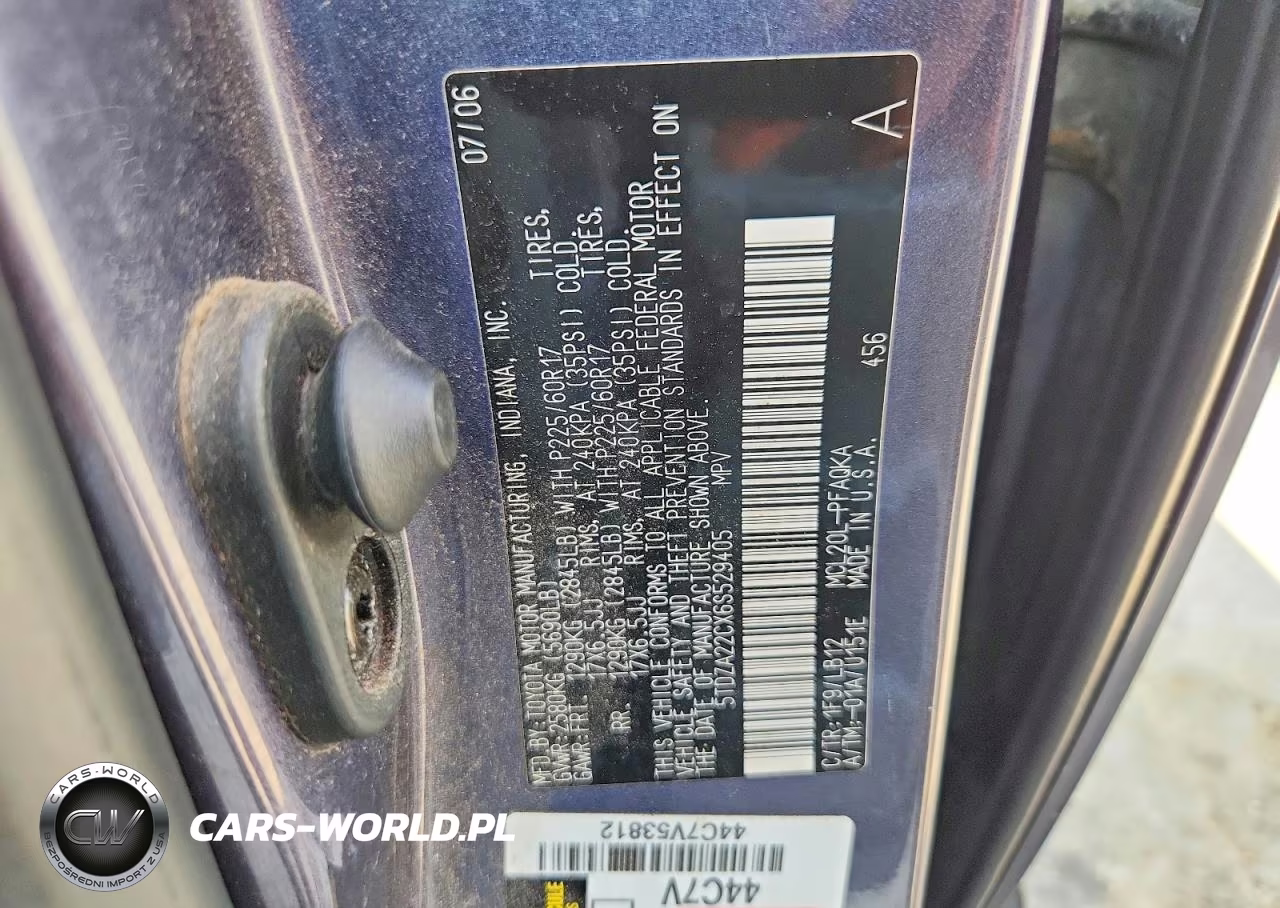 2006 Toyota Sienna Xle 7 Passenger VIN:5TDZA22CX6S529405 - 13