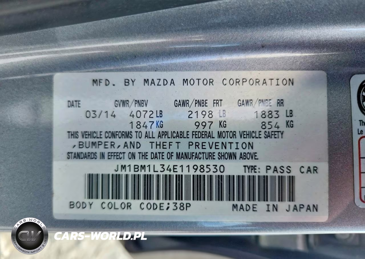 2014 Mazda 3 Touring VIN:JM1BM1L34E1198530 - 12