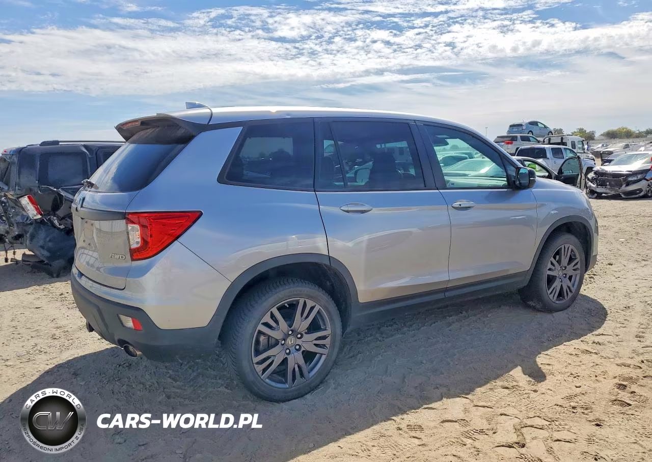 2021 Honda Passport Exl VIN:5FNYF8H55MB033535 - 3
