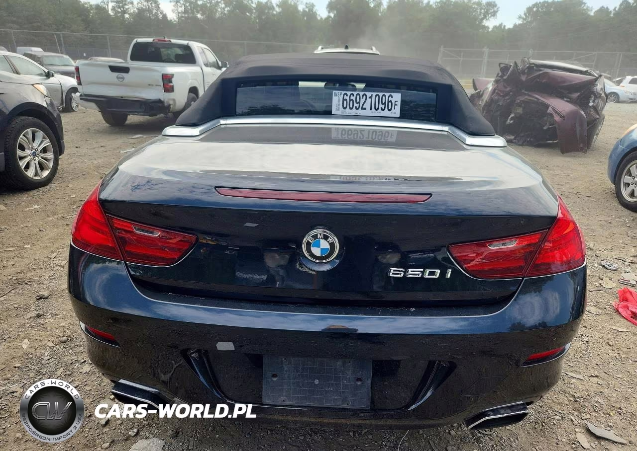 2012 BMW 650 I VIN:WBALZ3C52CDL70999 - 6
