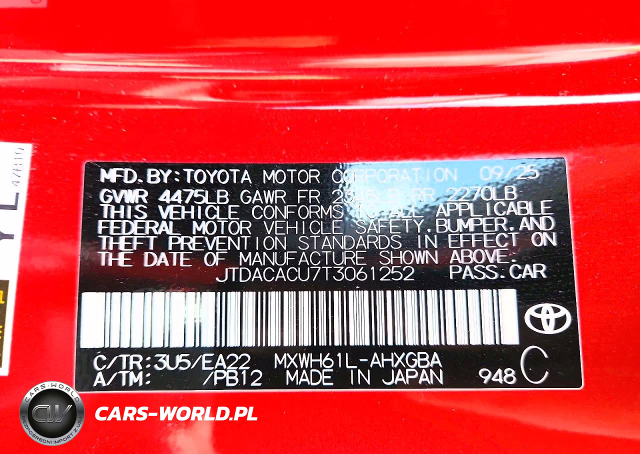2026 Toyota Prius Plug-In Hybrid Xse VIN:JTDACACU7T3061252 - 13