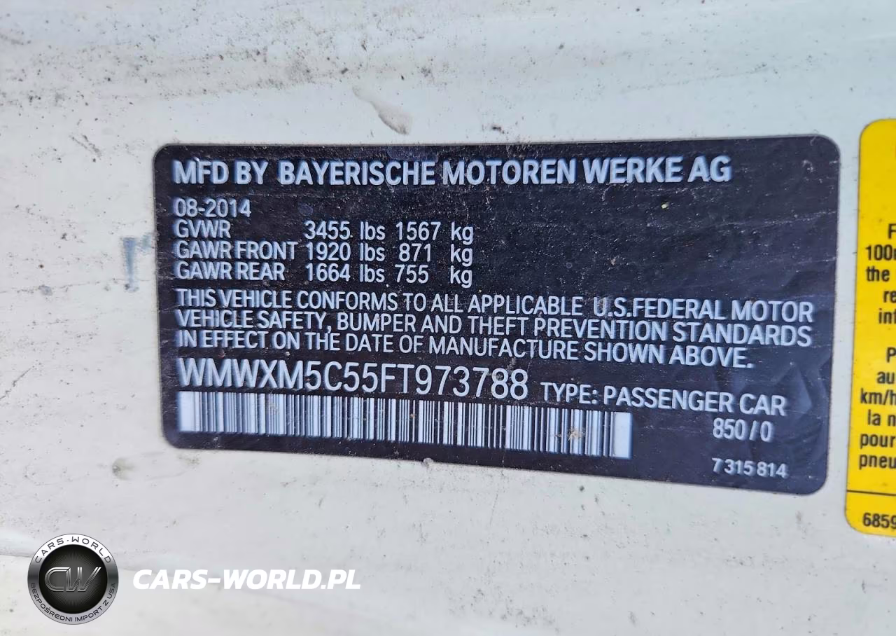 2015 Mini Cooper VIN:WMWXM5C55FT973788 - 12