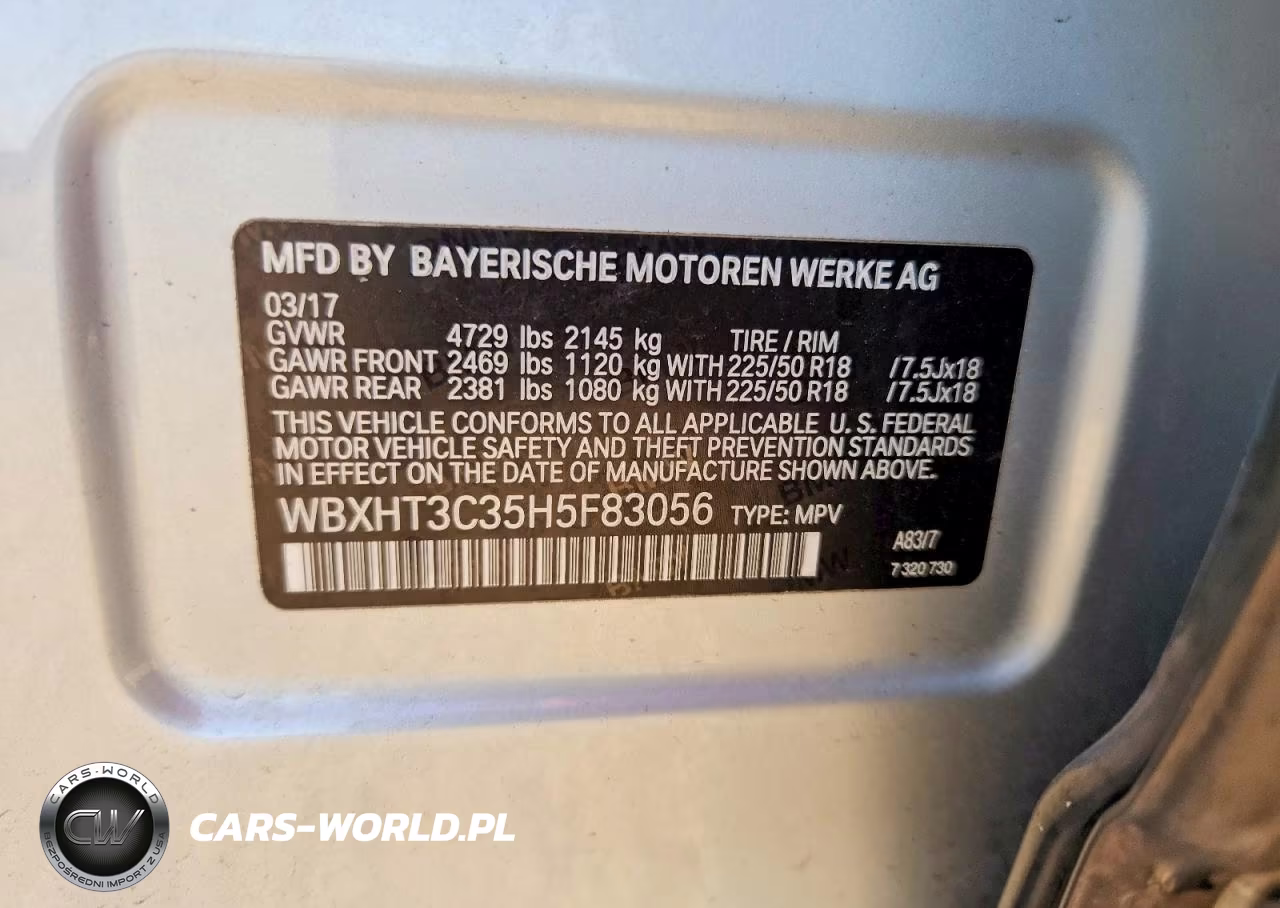 2017 BMW X1 xDrive28I VIN:WBXHT3C35H5F83056 - 13