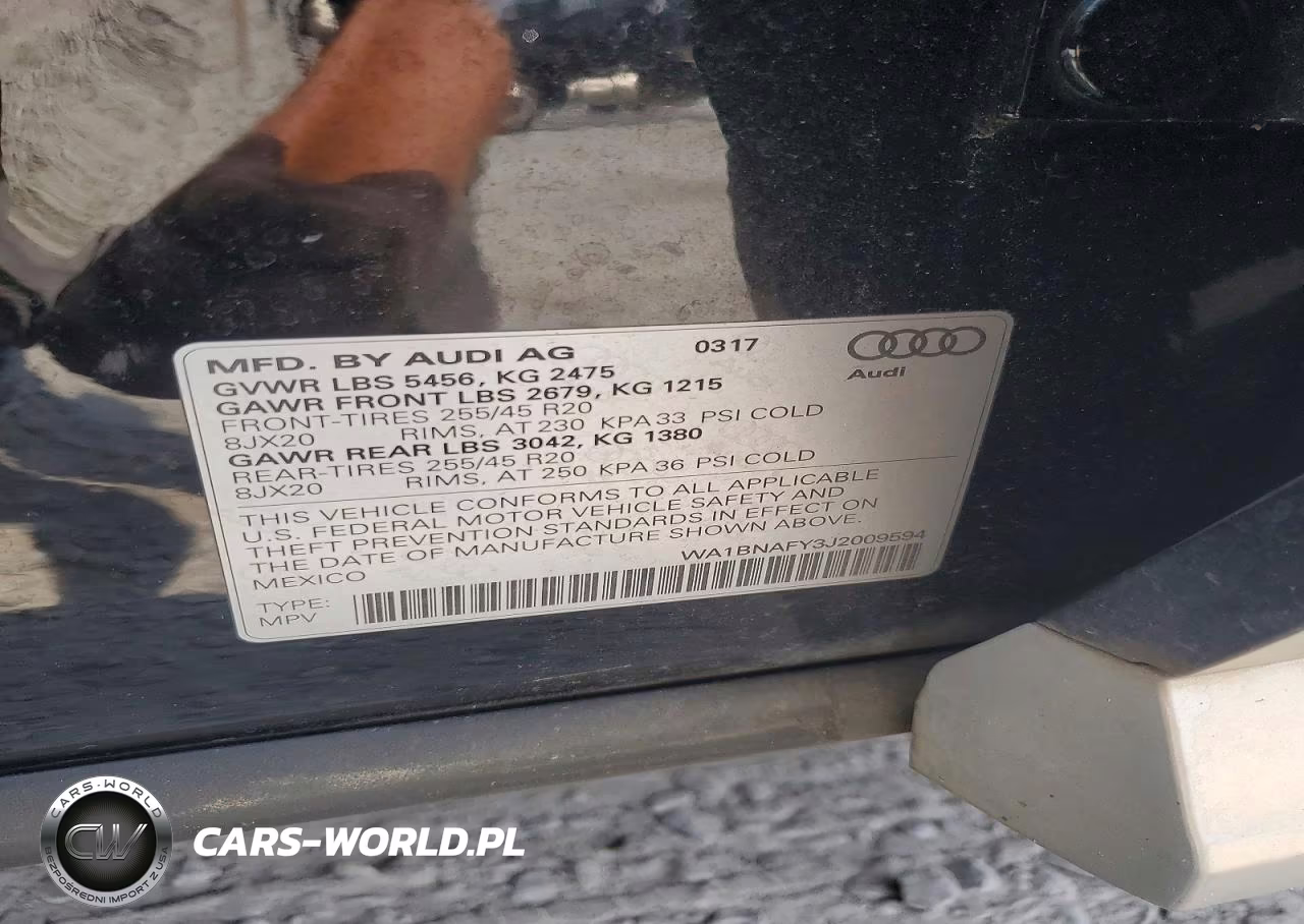 2018 Audi Q5 Premium Plus VIN:WA1BNAFY3J2009594 - 13