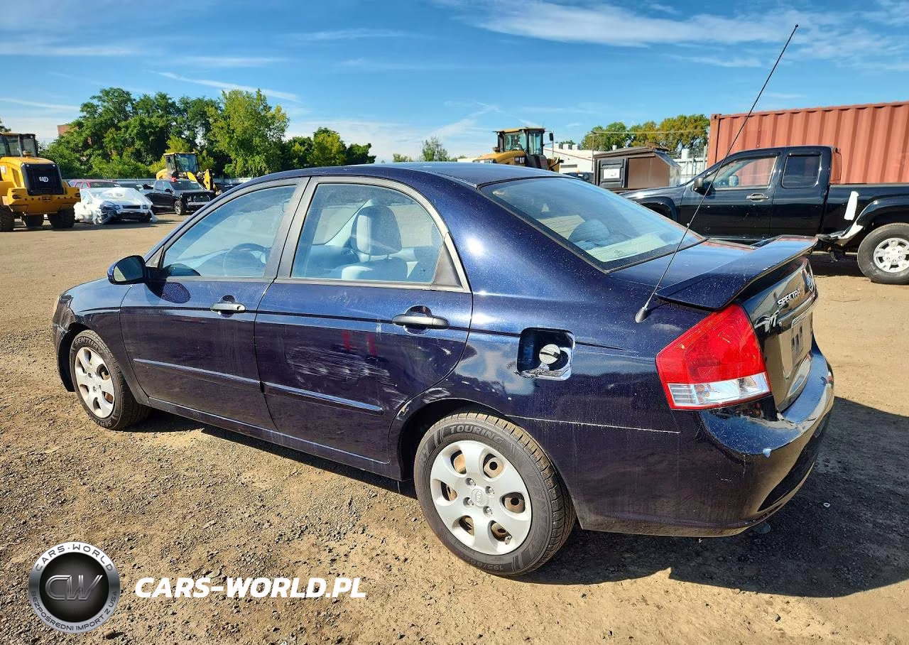 2008 Kia Spectra Lx VIN:KNAFE122285584428 - 2