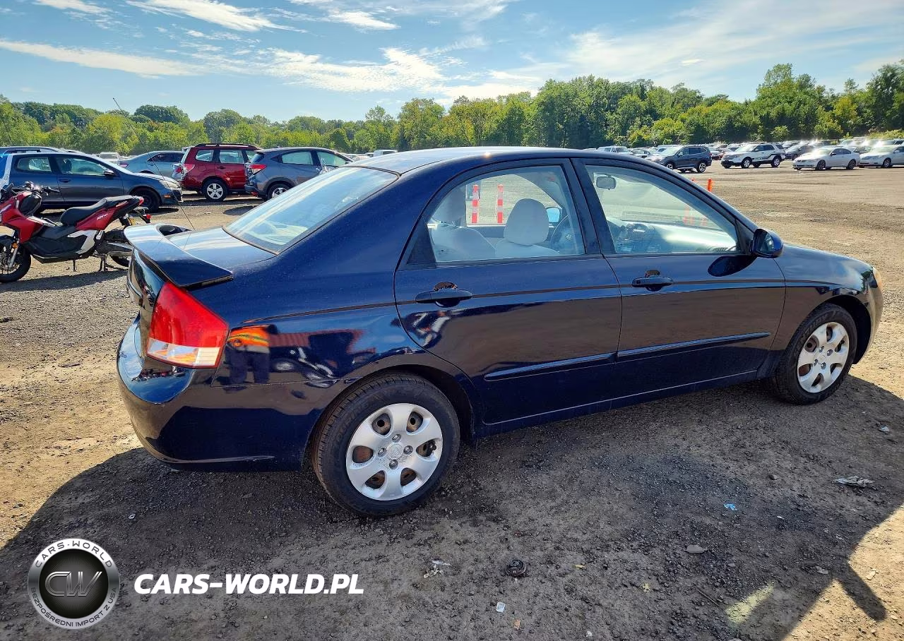 2008 Kia Spectra Lx VIN:KNAFE122285584428 - 3
