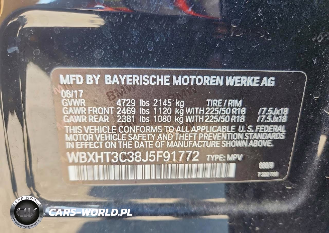 2018 BMW X1 xDrive28I VIN:WBXHT3C38J5F91772 - 13