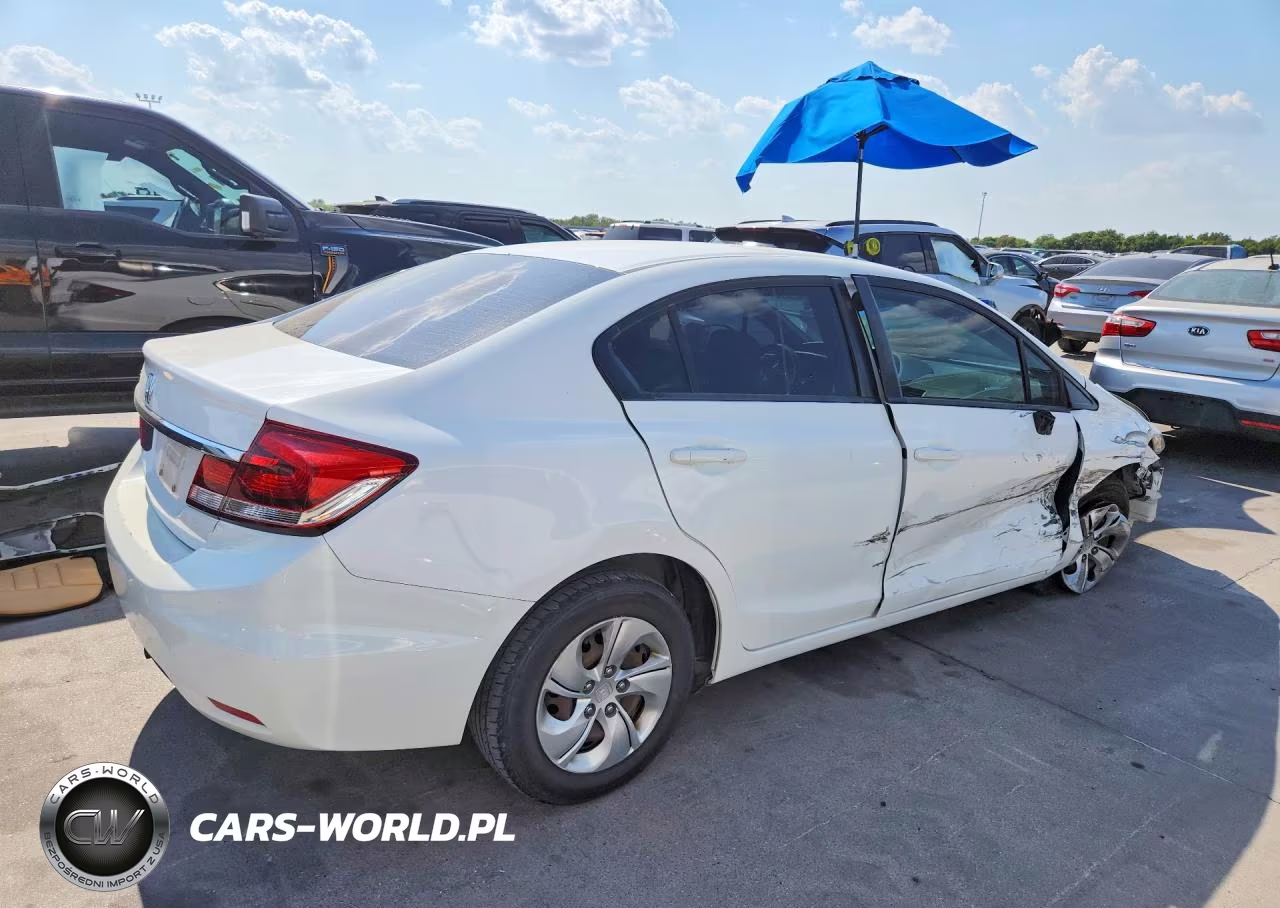 2015 Honda Civic Lx VIN:19XFB2F54FE069969 - 3
