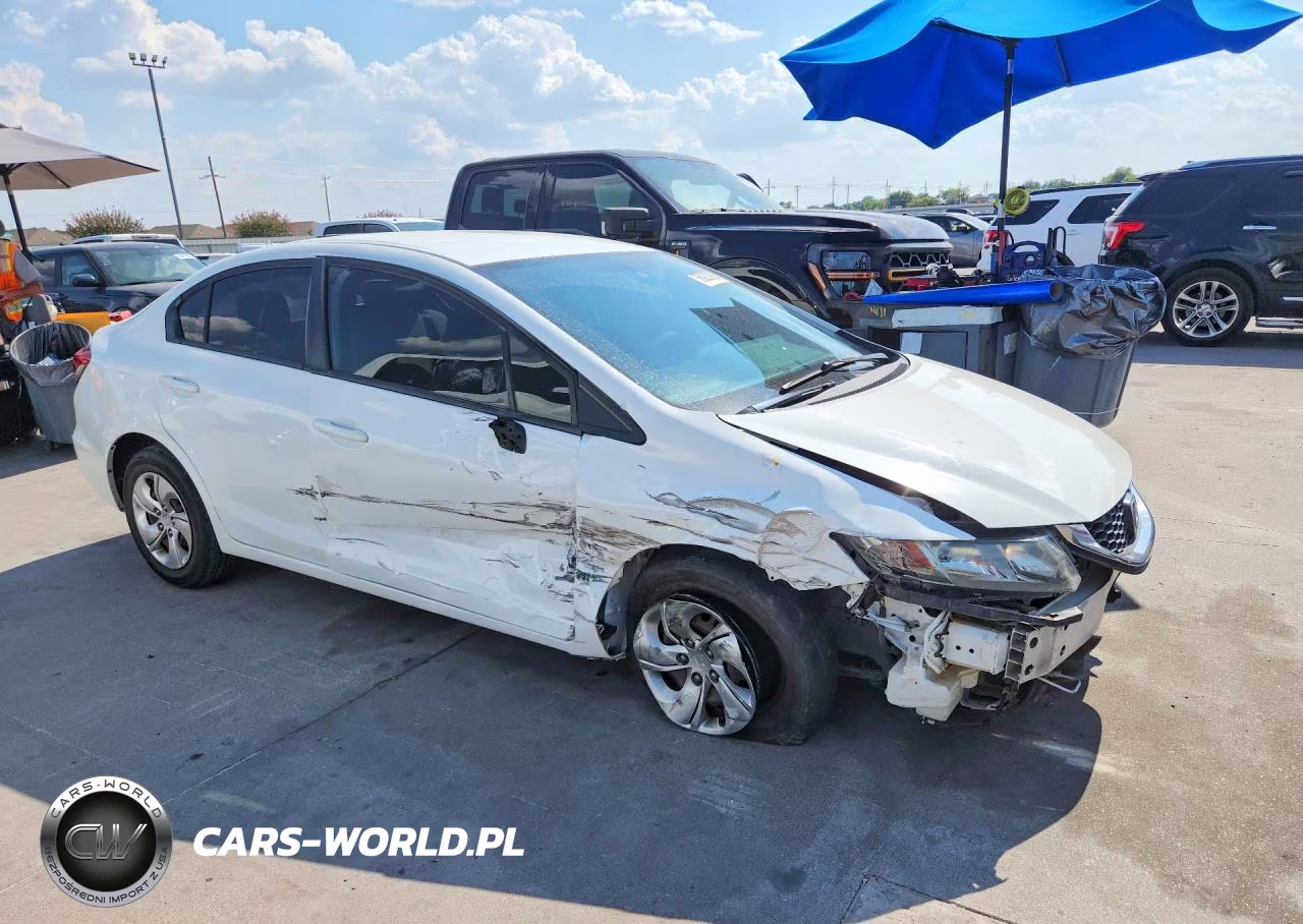 2015 Honda Civic Lx VIN:19XFB2F54FE069969 - 4
