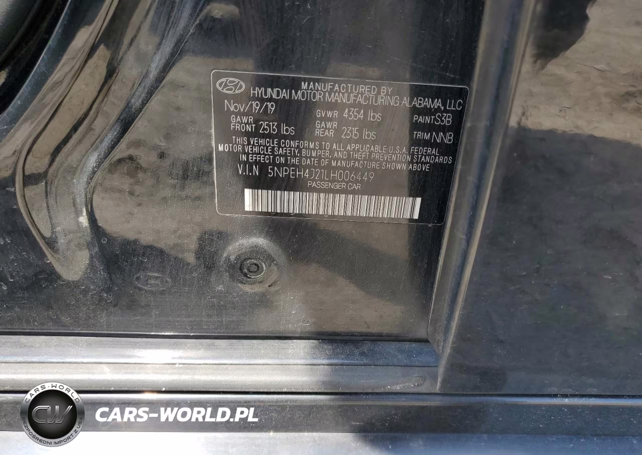 2020 Hyundai Sonata Limited VIN:5NPEH4J21LH006449 - 13