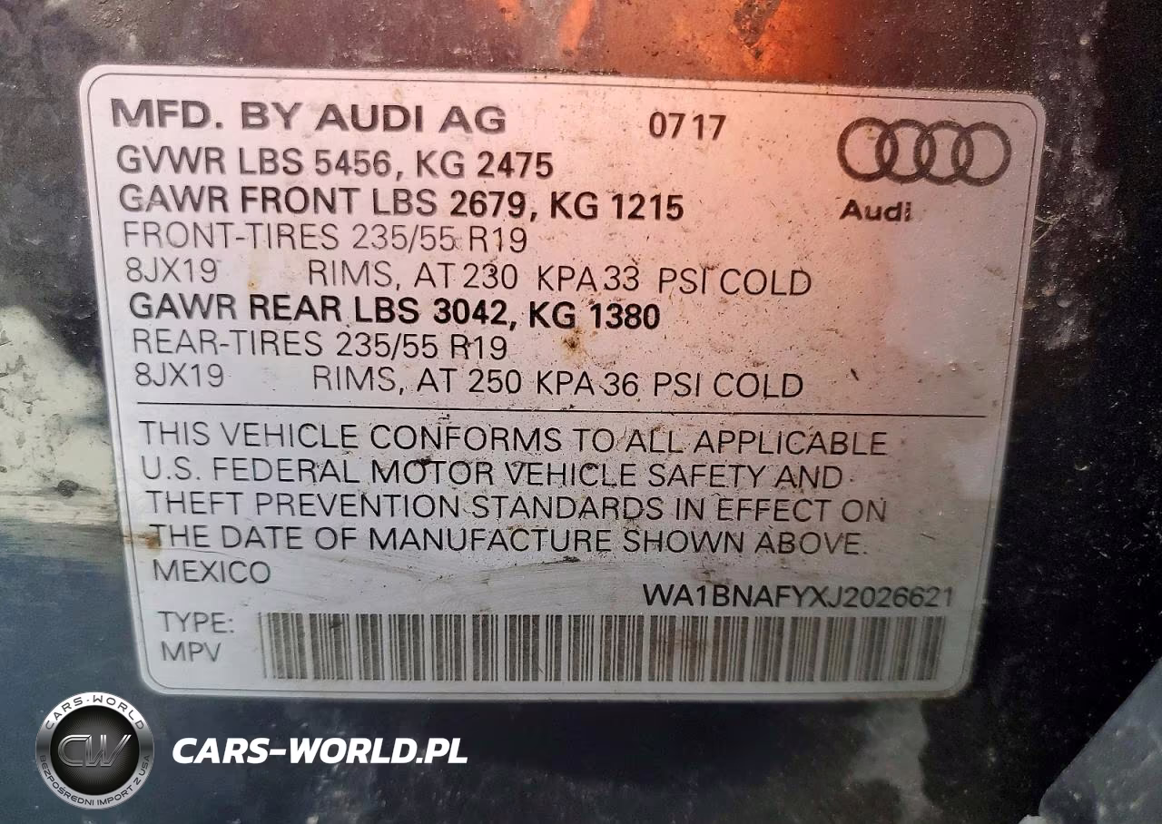 2018 Audi Q5 Premium Plus VIN:WA1BNAFYXJ2026621 - 13