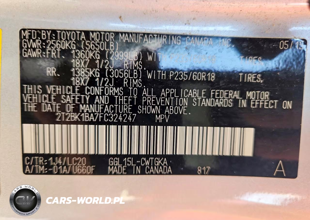 2015 Lexus Rx 350 Base VIN:2T2BK1BA7FC324247 - 13