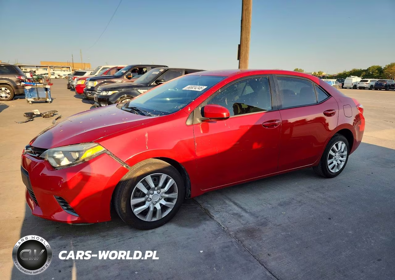 2016 Toyota Corolla Le VIN:5YFBURHE2GP434650 - 1