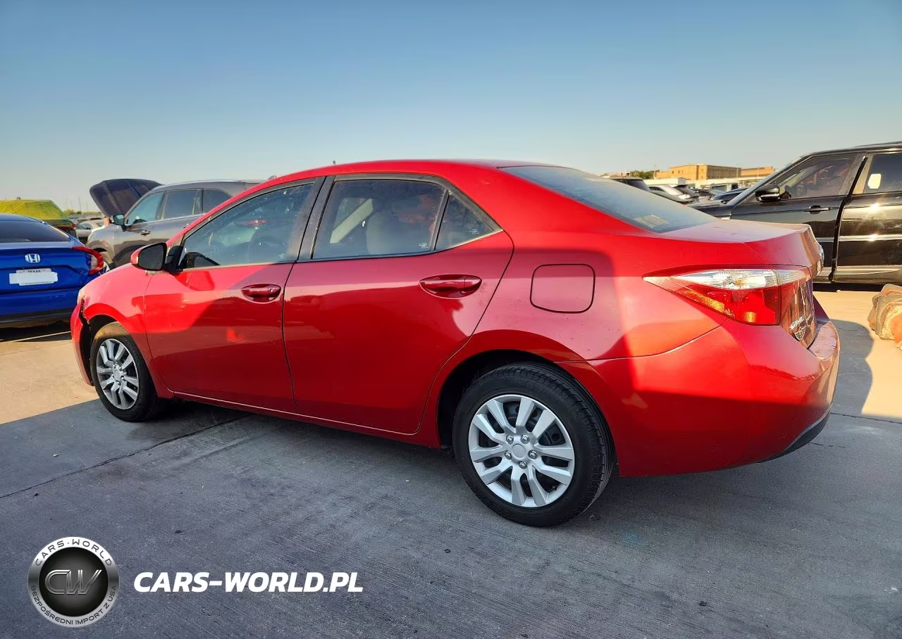 2016 Toyota Corolla Le VIN:5YFBURHE2GP434650 - 2
