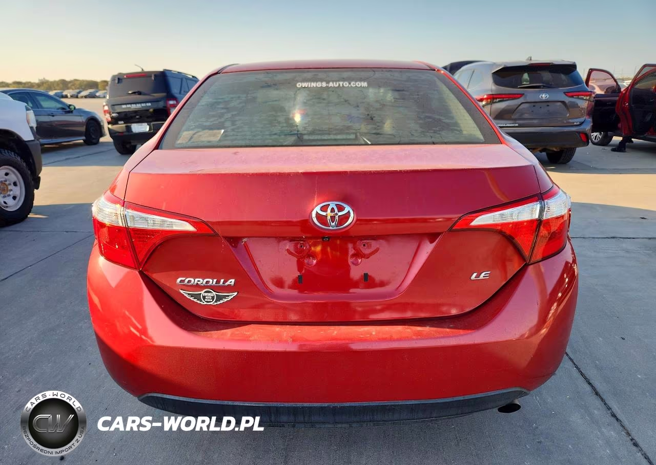 2016 Toyota Corolla Le VIN:5YFBURHE2GP434650 - 6