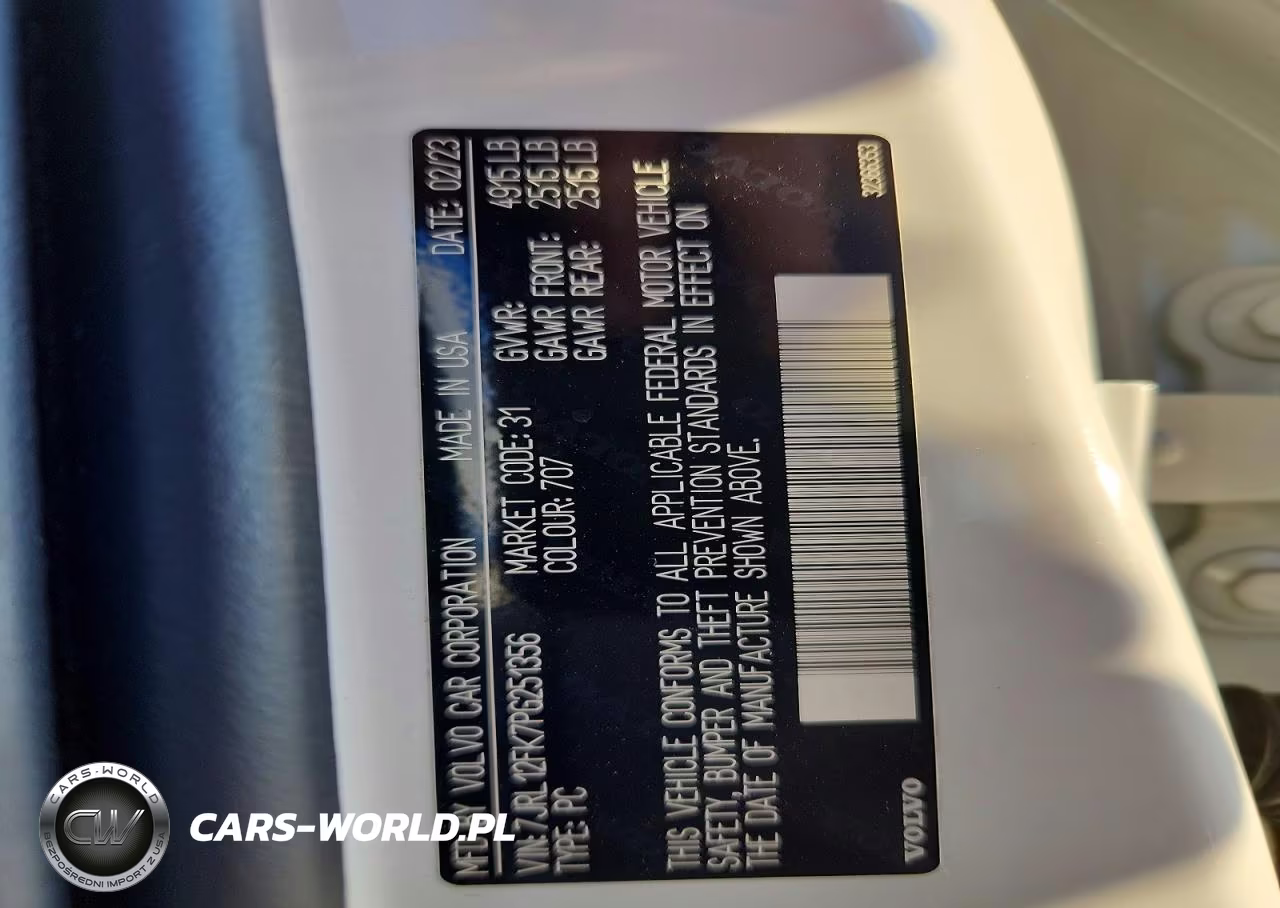 2023 Volvo S60 Core VIN:7JRL12FK7PG251356 - 12