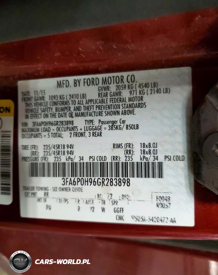 2016 Ford Fusion Se VIN:3FA6P0H96GR283898 - 12