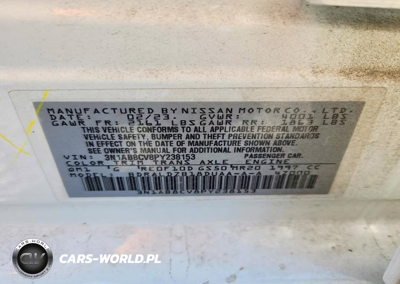 2023 Nissan Sentra Sv VIN:3N1AB8CV8PY238153 - 12