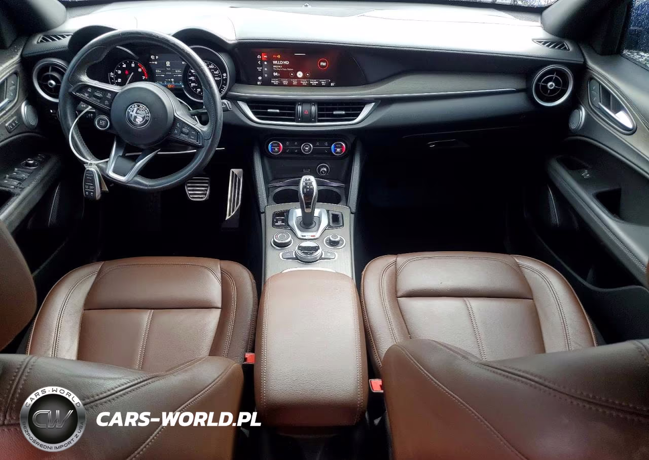 2022 Alfa Romeo Stelvio Ti VIN:ZASPAKBN3N7D30415 - 8