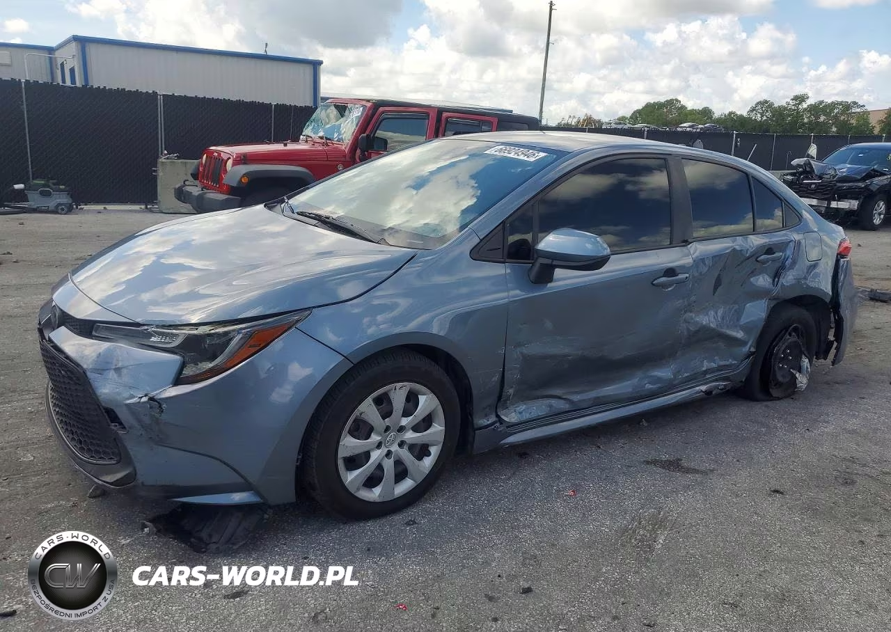 2022 Toyota Corolla Le VIN:JTDEPMAE8N3003219 - 1