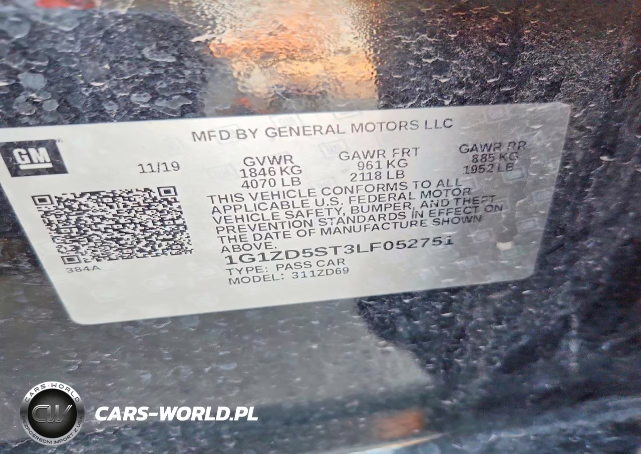 2020 Chevrolet Malibu Lt VIN:1G1ZD5ST3LF052751 - 13