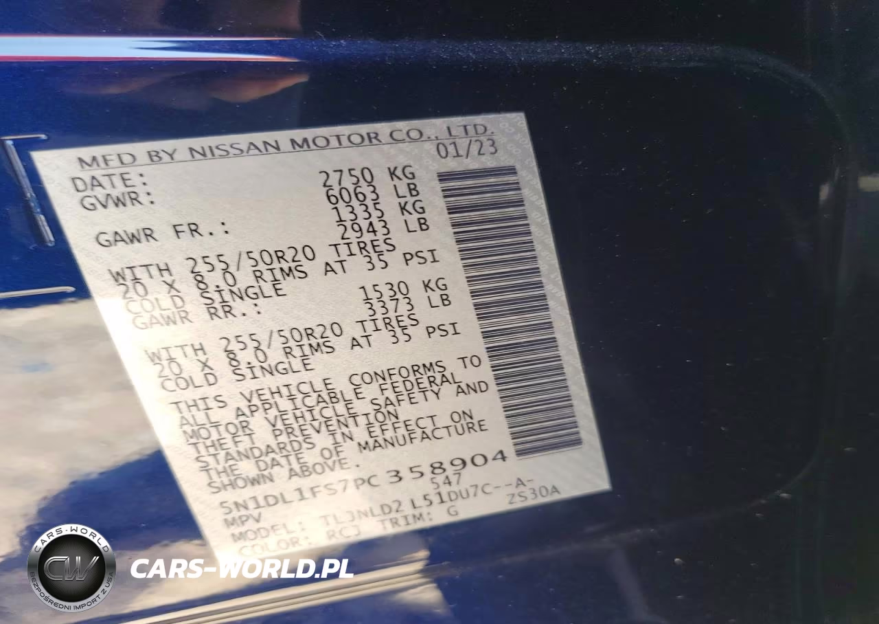 2023 Infiniti Qx60 Luxe VIN:5N1DL1FS7PC358904 - 13