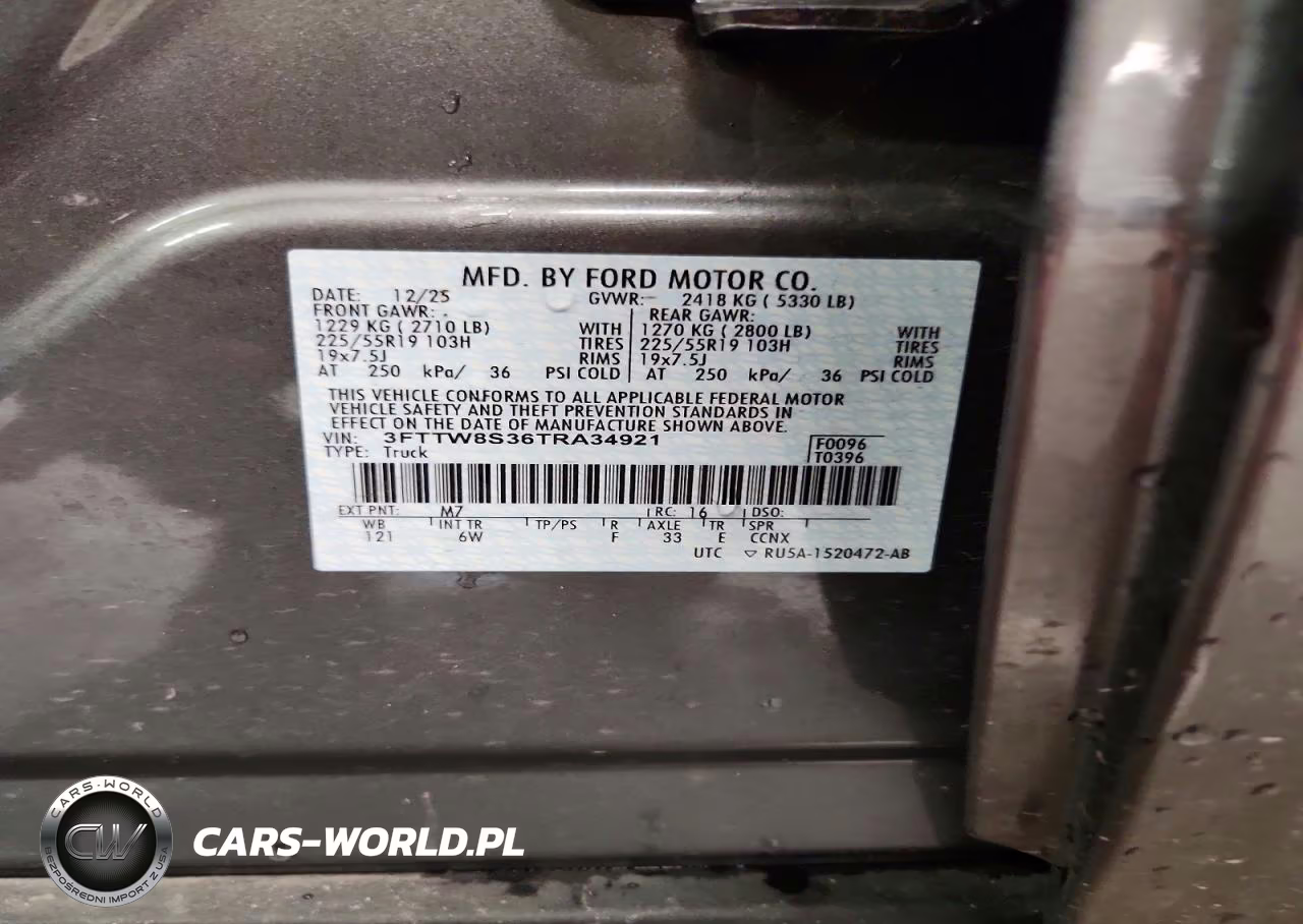 2026 Ford Maverick VIN:3FTTW8S36TRA34921 - 12