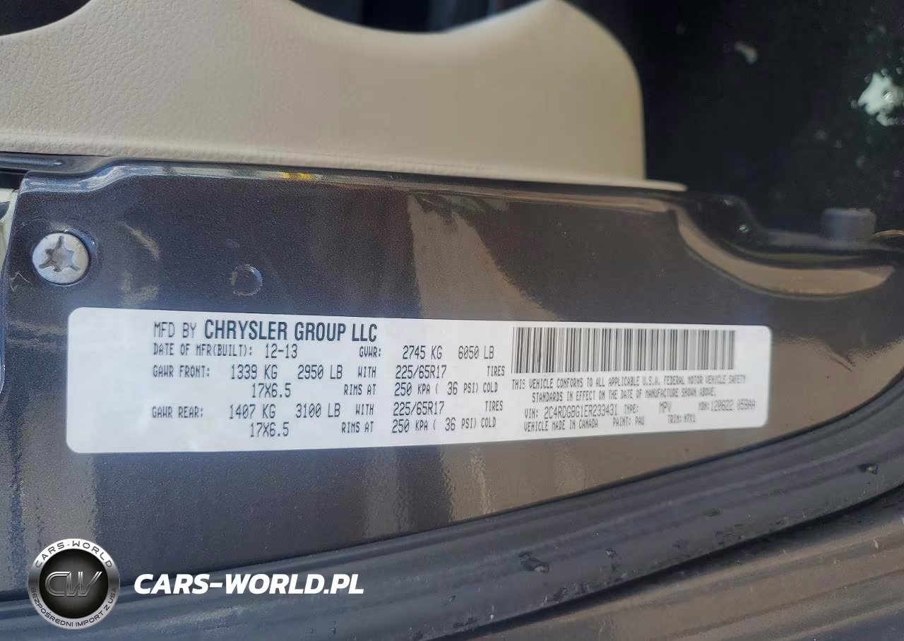 2014 Dodge Grand Caravan Se VIN:2C4RDGBG1ER233431 - 13