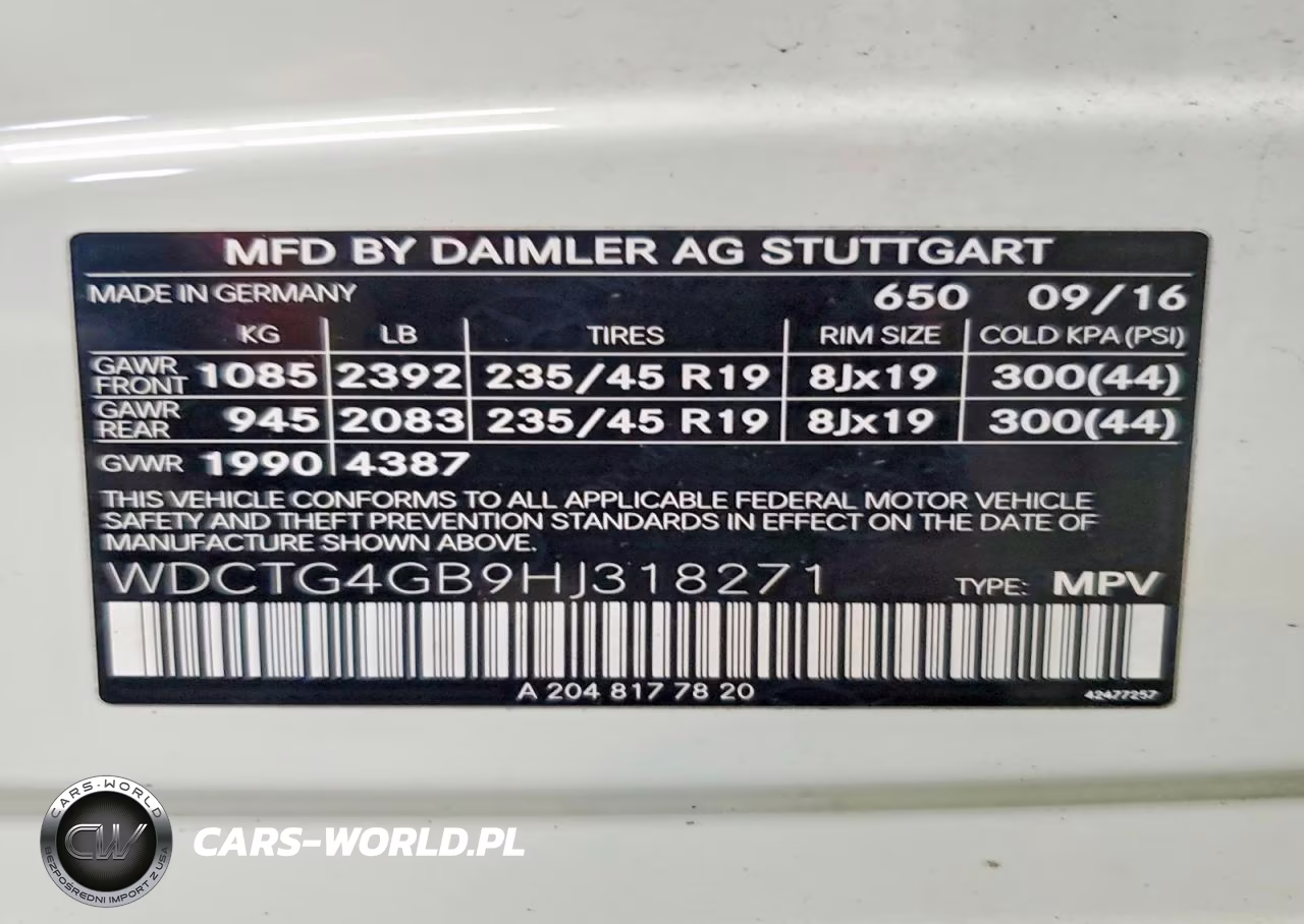 2017 Mercedes-Benz Gla 250 4Matic VIN:WDCTG4GB9HJ318271 - 13