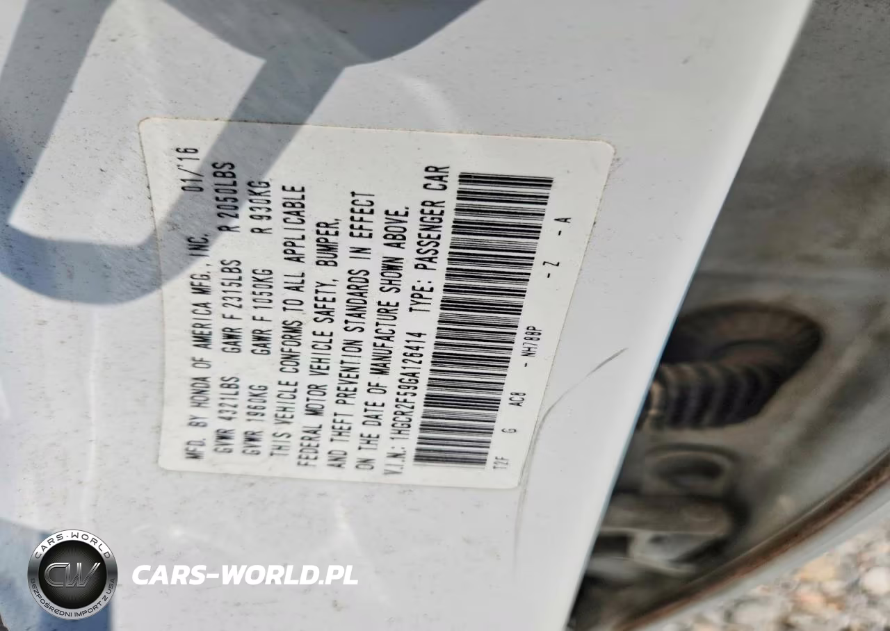 2016 Honda Accord Sport VIN:1HGCR2F59GA126414 - 13
