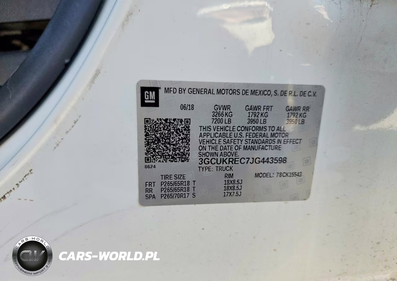 2018 Chevrolet Silverado K1500 Lt VIN:3GCUKREC7JG443598 - 12