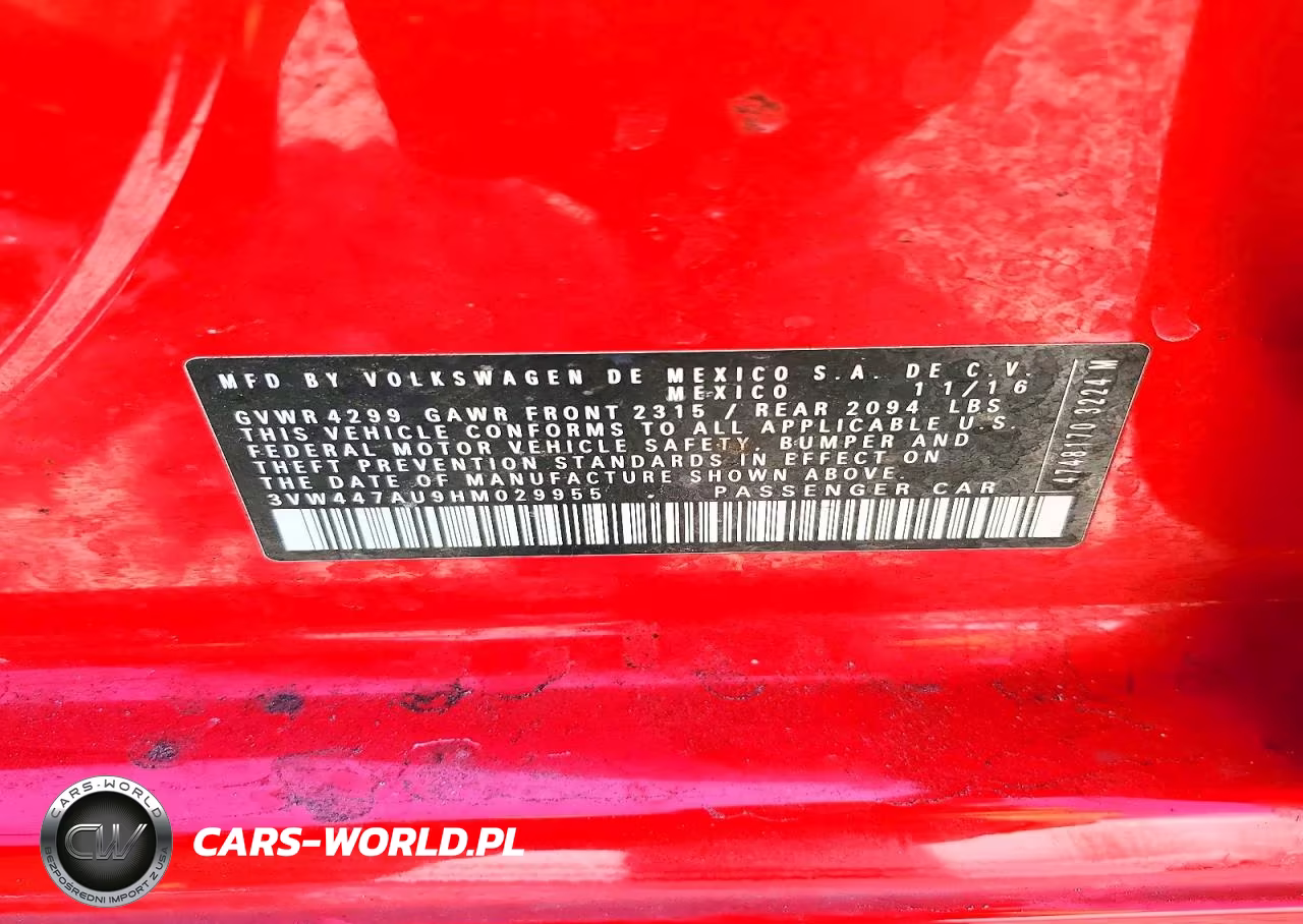 2017 Volkswagen Gti S-Se VIN:3VW447AU9HM029955 - 12