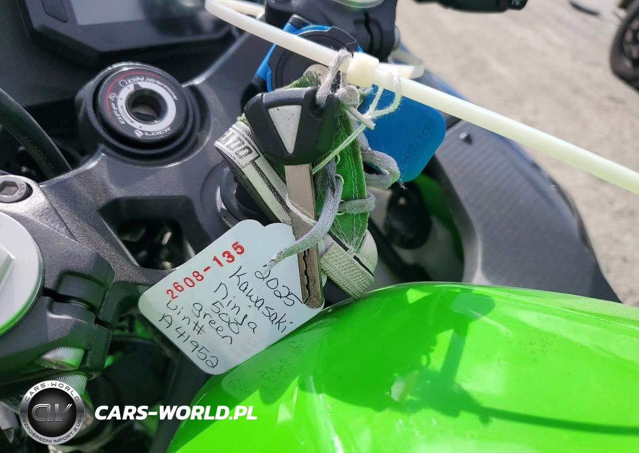 2025 Kawasaki Ex500 H VIN:ML5EXGH15SDA41952 - 8