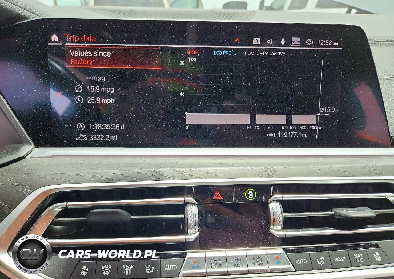 2021 BMW X7 M50I VIN:5UXCX6C07M9E34894 - 9