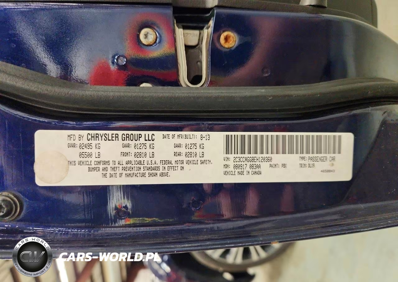 2014 Chrysler 300 VIN:2C3CCAGG8EH120360 - 12
