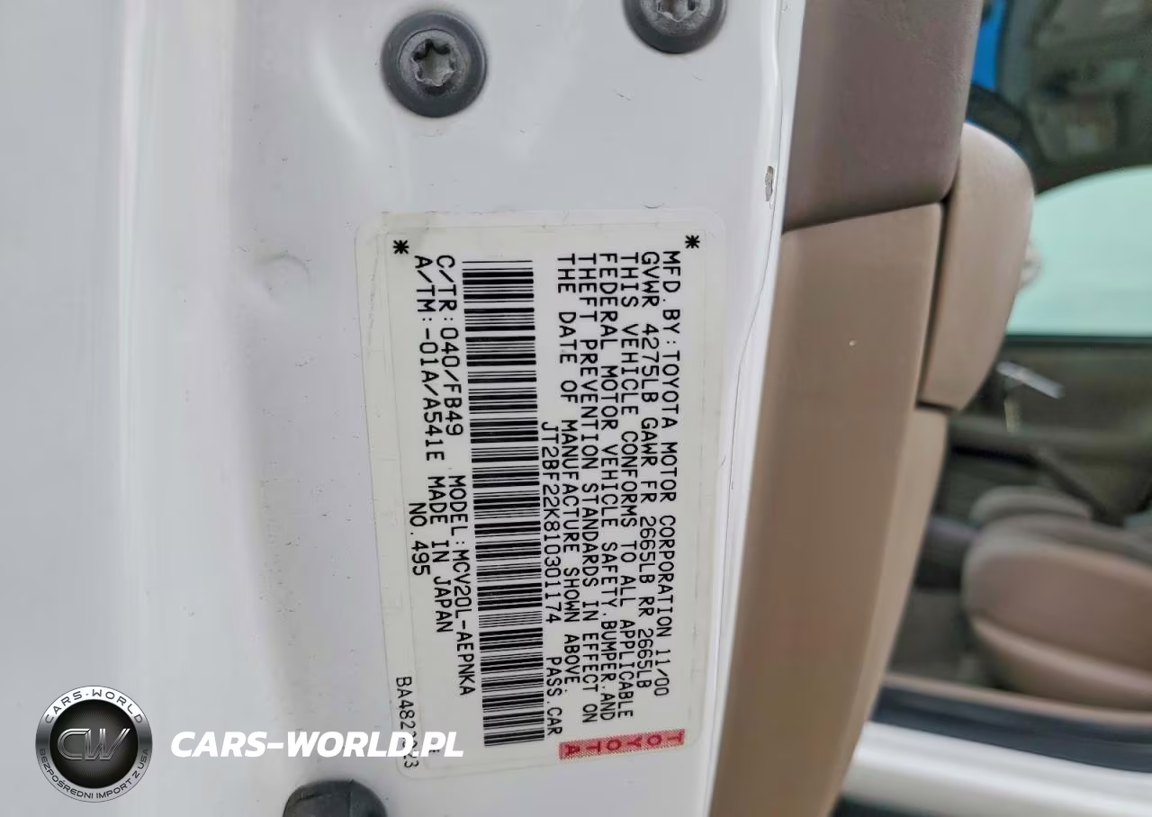 2001 Toyota Camry VIN:JT2BF22K810301174 - 12