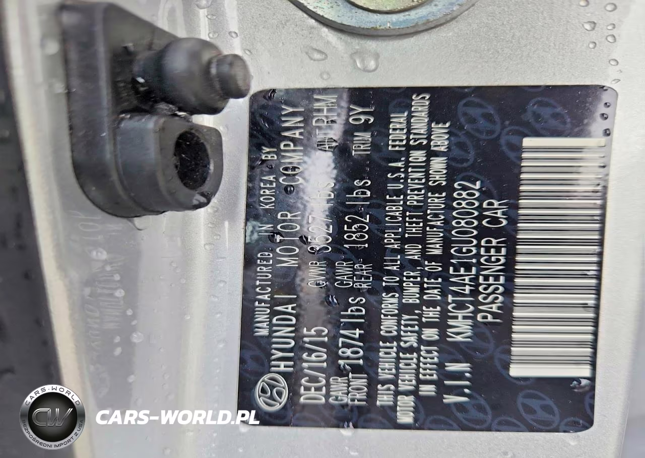 2016 Hyundai Accent Se VIN:KMHCT4AE1GU080882 - 12