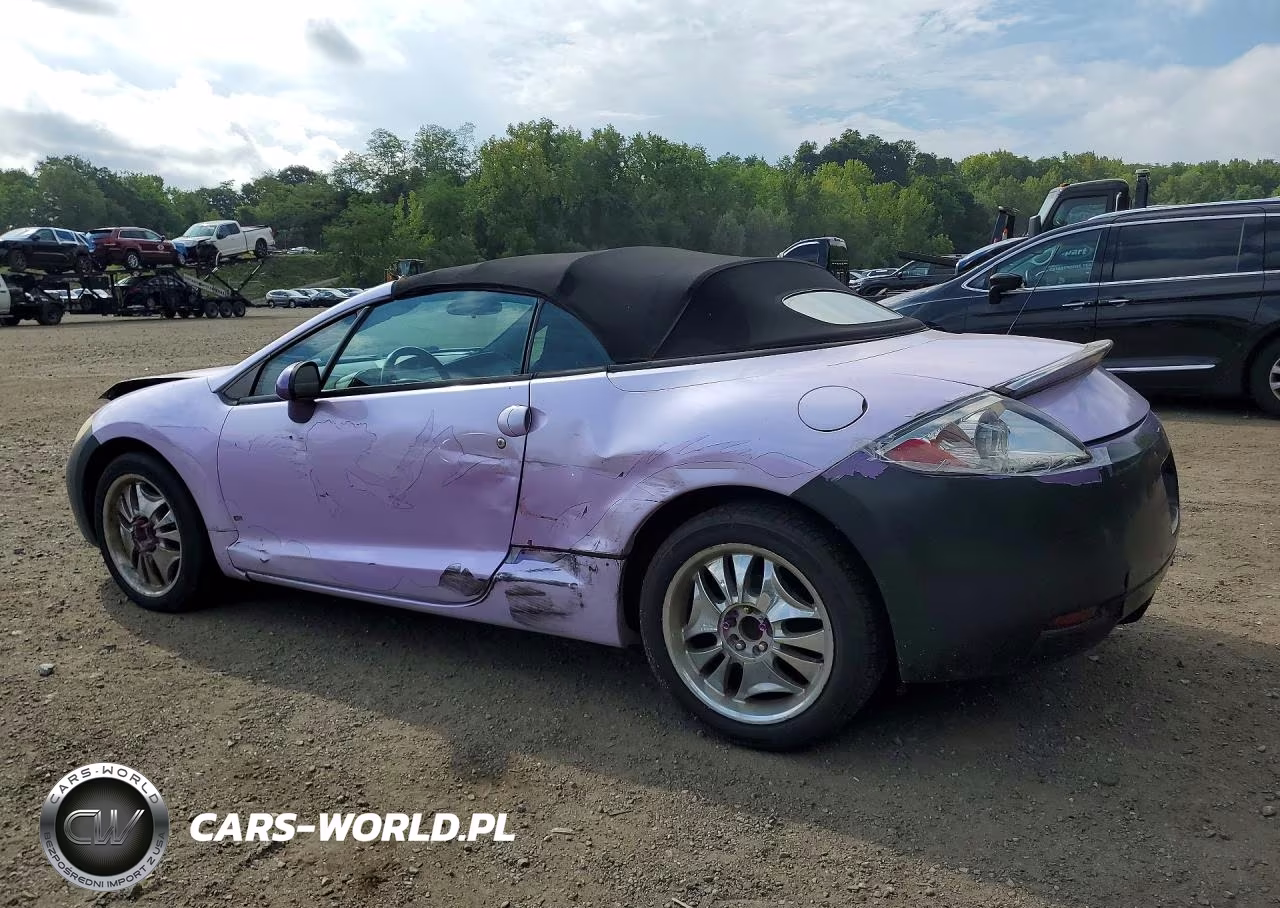 2007 Mitsubishi Eclipse Spyder Gs VIN:4A3AL25F57E028780 - 2