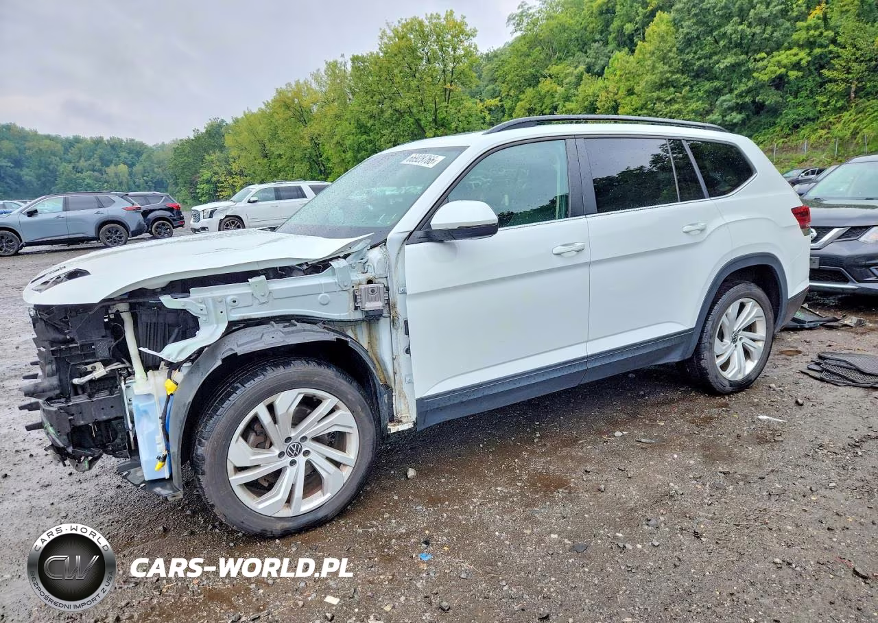 2021 Volkswagen Atlas Se VIN:1V2KR2CA1MC558473 - 1